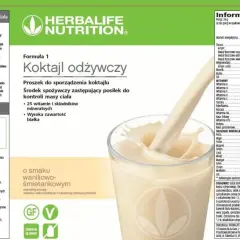 Koktajl Herbalife Formuła 1: Skład, efekty, cena. Czy warto?