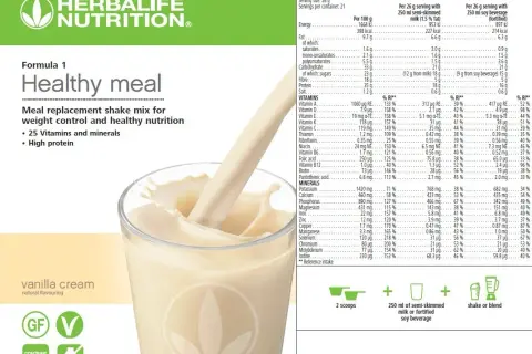 Herbalife Formuła 1: Jak używać? Skład, Przepisy, Zakup (780g)
